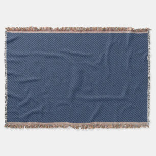 Couverture Faux Blue Jeans Fabric Lot Blanche