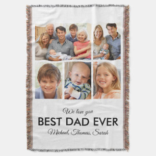 Couverture Fête des pères Meilleur papa Jamais Trendy Photo C