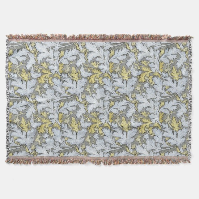 Couverture feuille d'acanthe et forme florale stylisées (Devant)