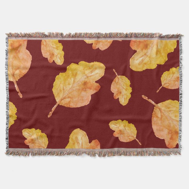 Couverture Feuilles d'automne confortables (Devant)