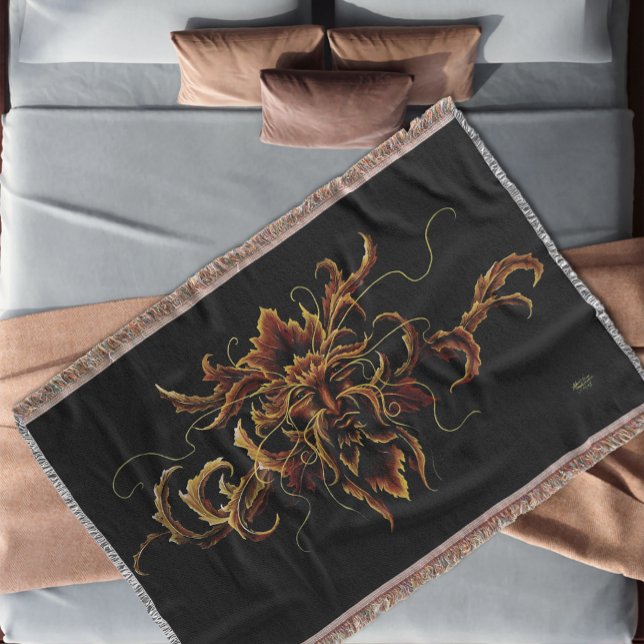 Couverture Feuilles d'Automne Esprit Dryade de la Forêt Homme (Créateur téléchargé)
