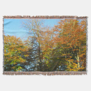 Couverture Feuilles d'automne et Ciel bleu - Personnalisé