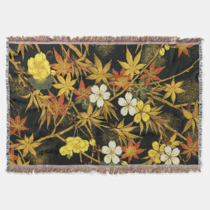 Couverture Feuilles d'automne japonaises Antique botanique