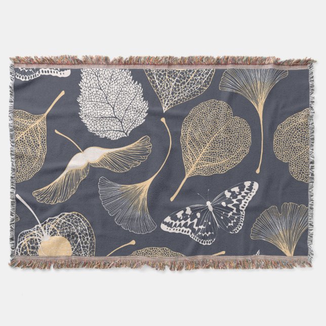 Couverture Feuilles de Ginkgo : Élégance florale incomparable (Devant)