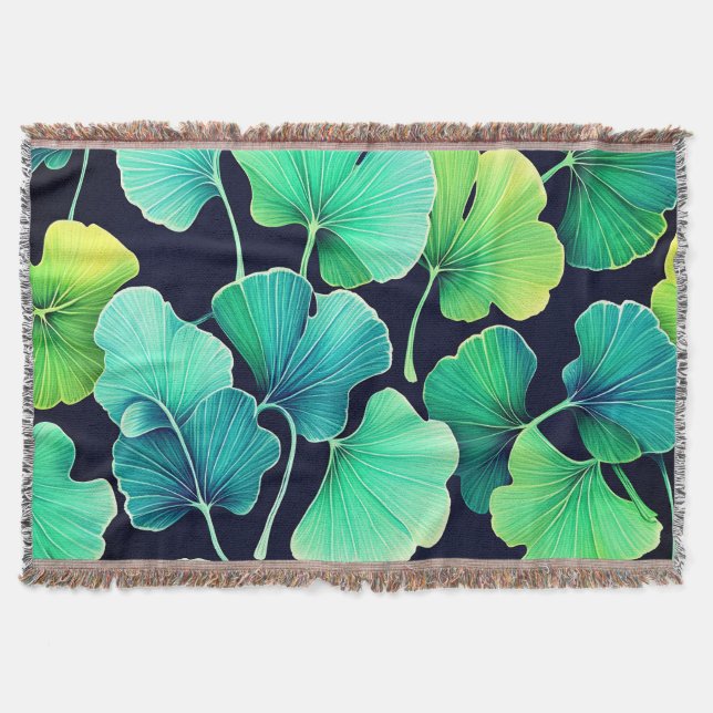 Couverture feuilles de Ginko biloba (Devant)