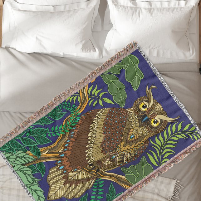 Couverture Feuilles de la forêt de Owl Green (Créateur téléchargé)