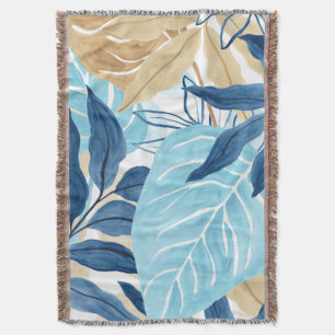 Couverture Feuilles de la Jungle Bleue