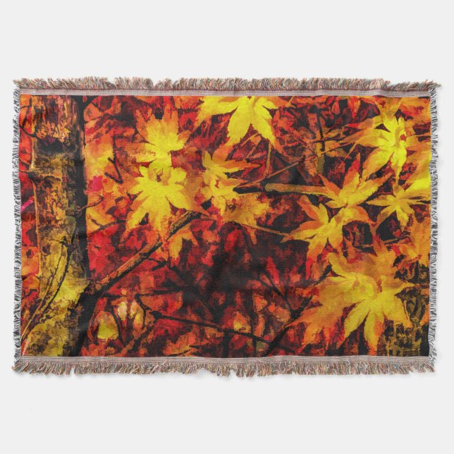 Couverture Feuilles japonais de l'érable à l'automne (Devant)