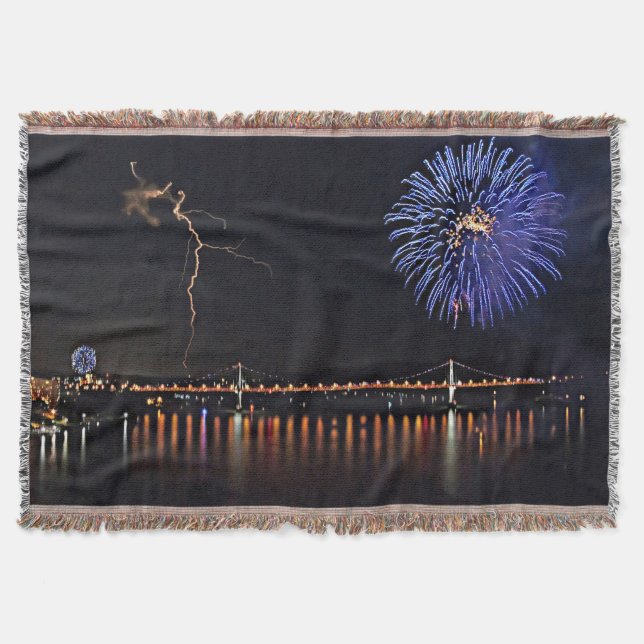 Couverture Feux d'artifice avec éclair (Devant)
