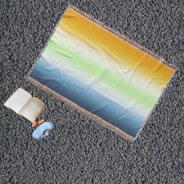 Couverture Fierté Agender AroAce à dégradé (Créateur téléchargé)