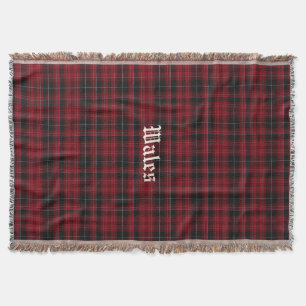 Couverture Fierté de Galles Tartan Plaid Custom Throw Blanke