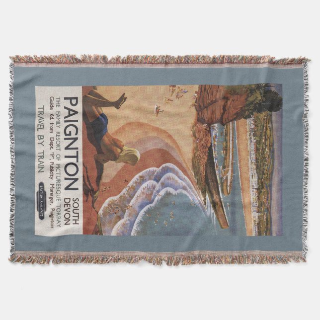 Couverture Fille britannique de chemins de fer regardant (Devant)