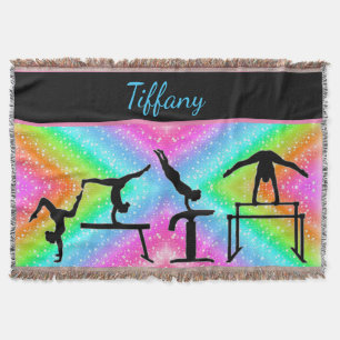Couverture Filles Gymnastique Événements Colorful Thon Blanke