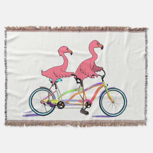 Couverture Flamants roses tandem tropicaux (Devant)
