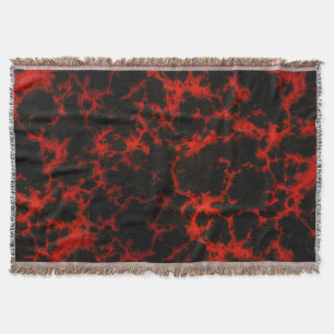 Couverture Flammes rouges et noires repérées vibrantes
