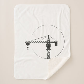 Couverture flechique de sherpa avec graphique de g