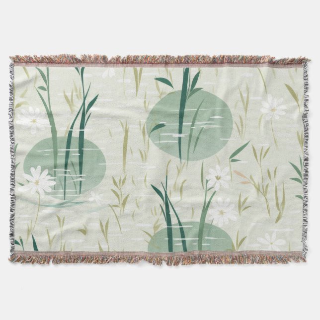 Couverture Fleur de bambou sereine asiatique (10) (Devant)
