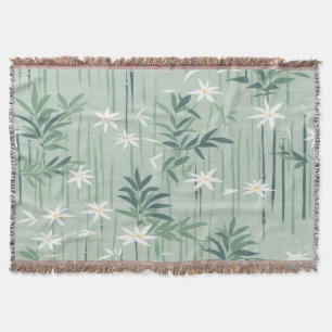 Couverture Fleur de bambou sereine asiatique (4)