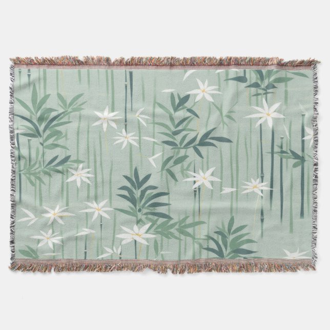 Couverture Fleur de bambou sereine asiatique  (4) (Devant)