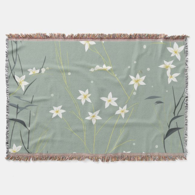 Couverture Fleur de bambou sereine asiatique  (8) (Devant)
