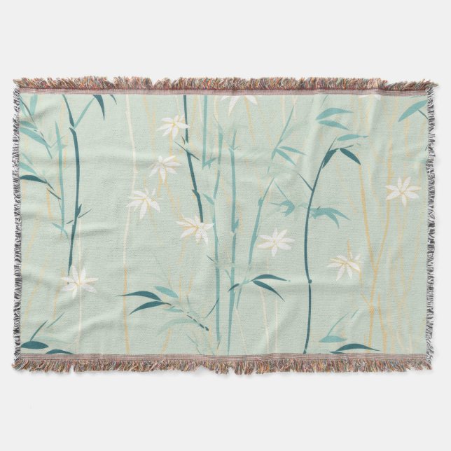 Couverture Fleur de bambou sereine asiatique  (9) (Devant)