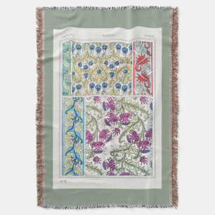 Couverture Fleur de chardon fleurie Art nouveau