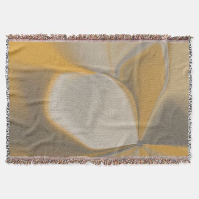 Couverture Fleur de coin florale abstraite élégante jaune bla (Devant)