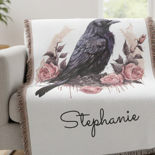 Couverture Fleur de corbeau gothique Académie sombre