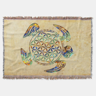 Couverture Fleur de DES Lebens - tortue de la vie/Blume
