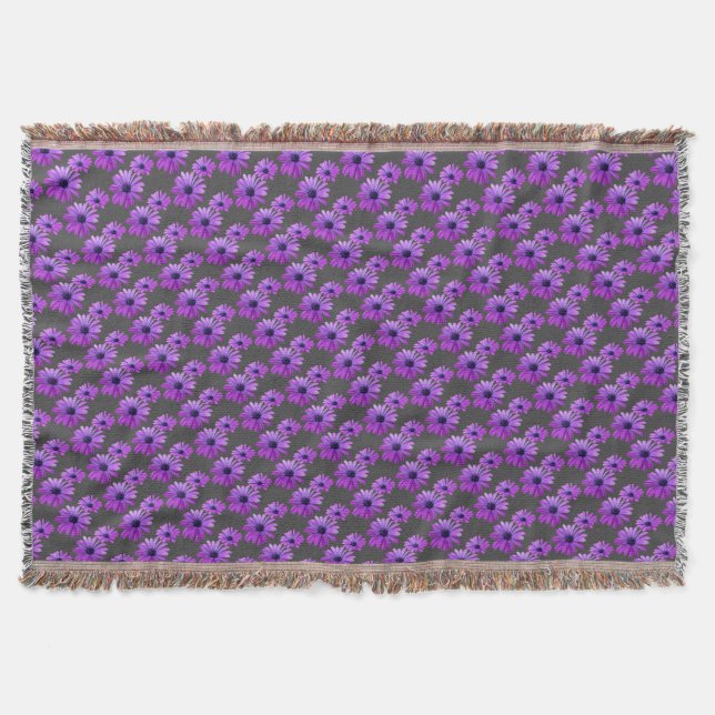 Couverture Fleur de Pâquerette Violet Couverture J (Devant)