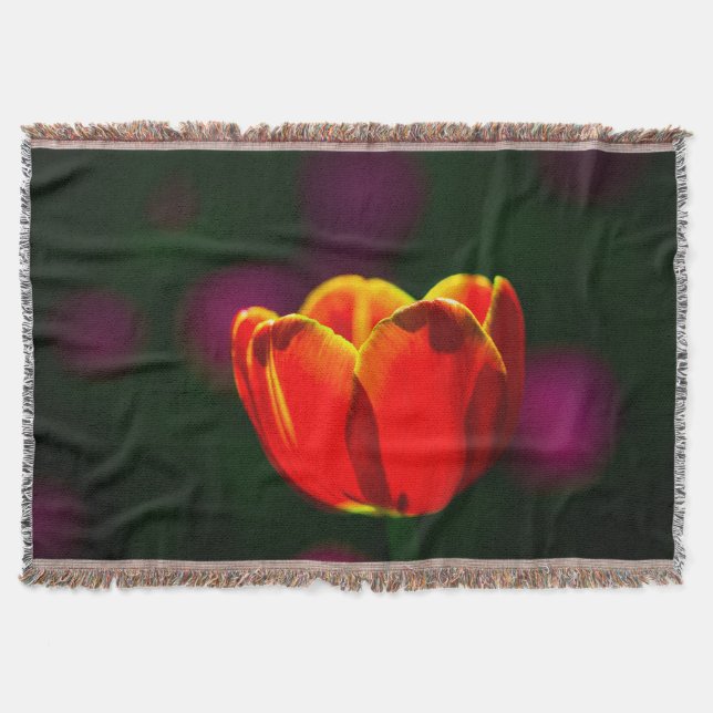 Couverture Fleur de tulipe rouge (Devant)