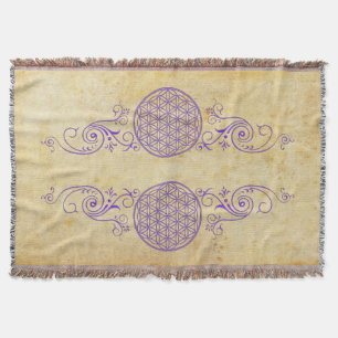 Couverture Fleur de vie / Blume des Lebens - vintage VI