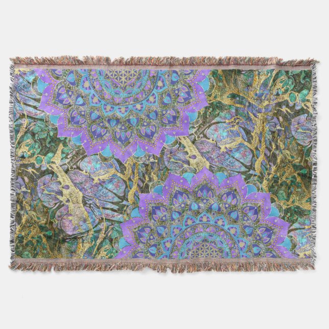 Couverture Fleur De Vie - Mandala India Style 2 (Devant)
