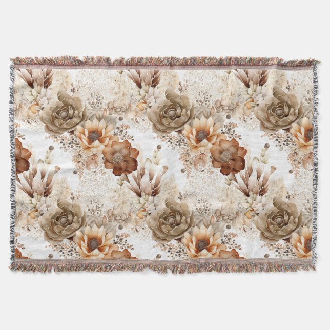 Couverture Fleur occidentale marron clair sud-ouest (Devant)