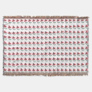 Couverture fleur rose