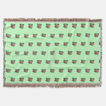Fleur rose rose Motif sans couture sur vert clair