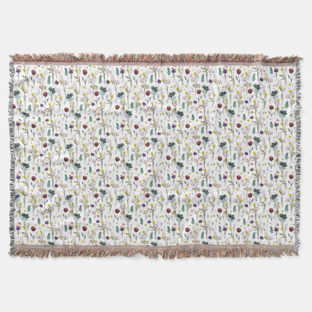 Couverture Fleur Sauvage Vibrante  (Devant)