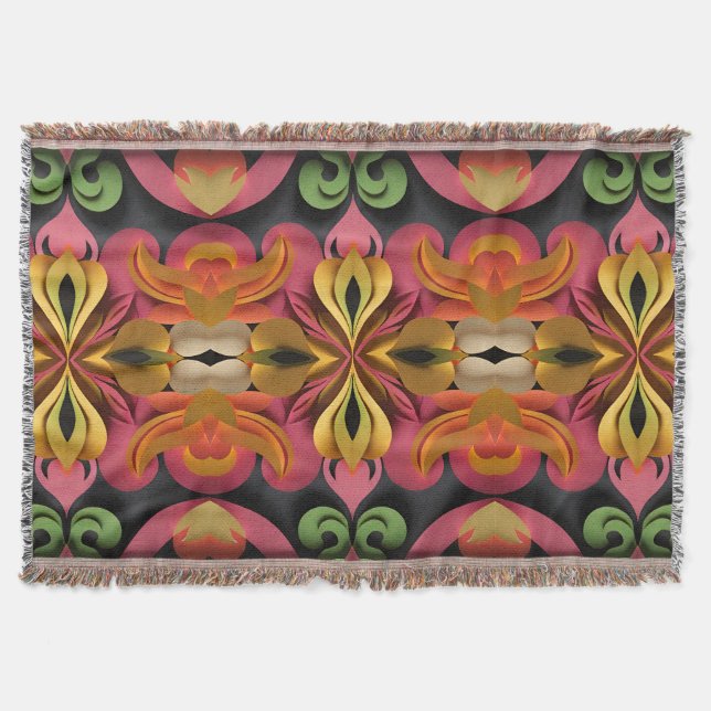 Couverture fleurs (Devant)