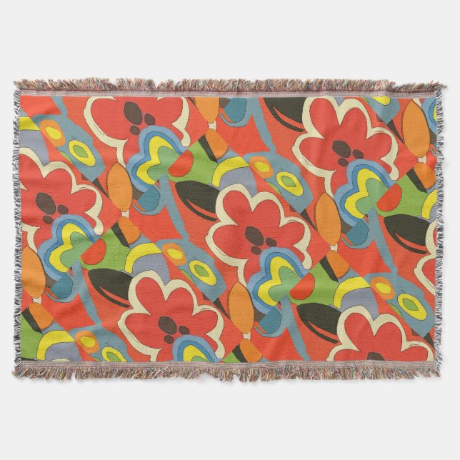 Couverture Fleurs Abstraites (Devant)