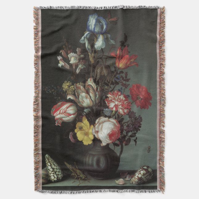 Couverture Fleurs Baroques Anciennes par Balthasar van der As (devant Vertical)