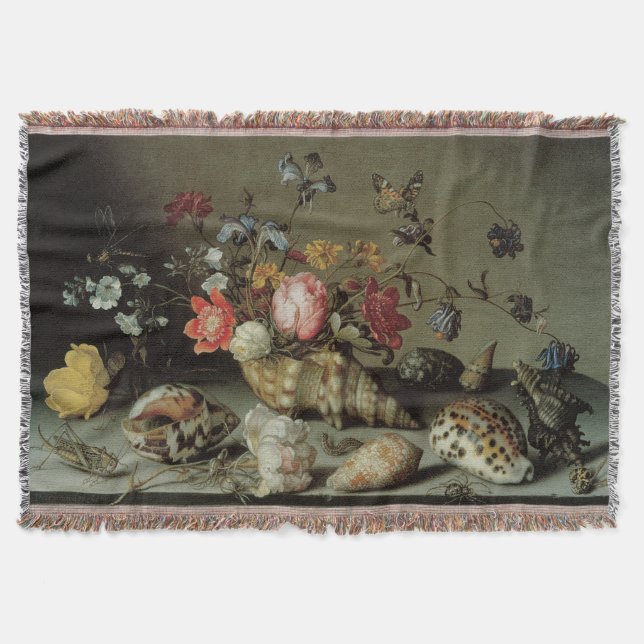 Couverture Fleurs, coquillages et insectes Balthasar van der  (Devant)