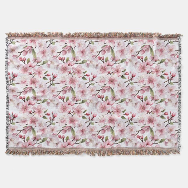 Couverture Fleurs de cerisier rose joli (Devant)