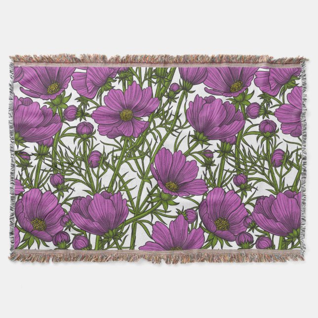Couverture Fleurs de cosmos violet (Devant)