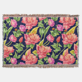 Couverture Fleurs de gingembre à motifs floraux