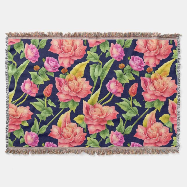 Couverture Fleurs de gingembre à motifs floraux (Devant)