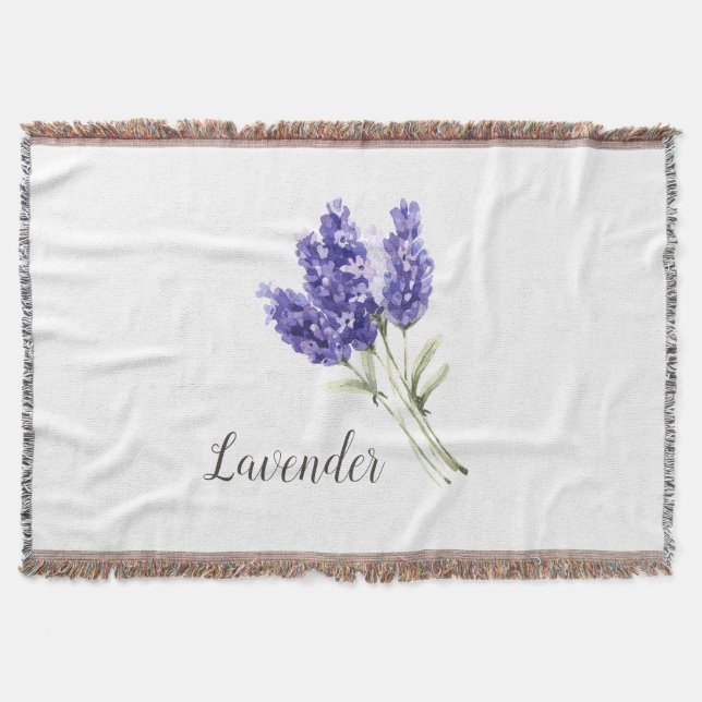 Couverture Fleurs de Lavande Aquarelle (Devant)