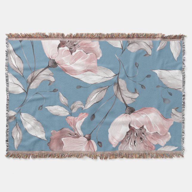 Couverture Fleurs de printemps, feuille, design transparent (Devant)
