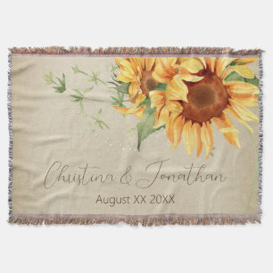 Couverture Fleurs de soleil romantiques aquarelles sur parche