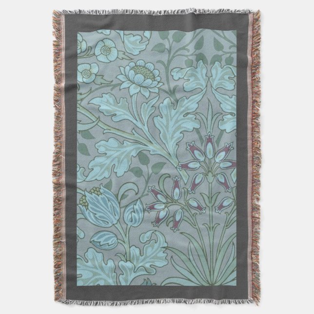 Couverture Fleurs décoratives bleu pastel  (devant Vertical)