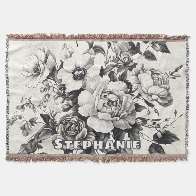 Couverture Fleurs et papillons rustiques - Papier vieilli (3) (Devant)